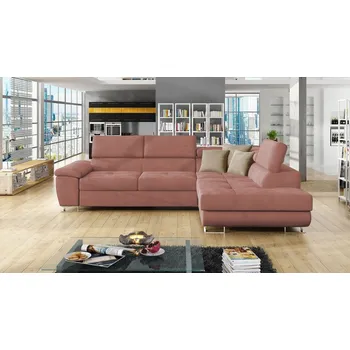 Sedací souprava Rohová sedací souprava Alvin, Potah: Uttario Velvet 2955 + Uttario Velvet 2955 + Uttario Velvet 2979, Strana: pravá MIRJAN 5903211145896