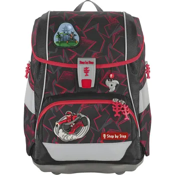 Školní aktovka/batoh 2IN1 PLUS pro prvňáčky – 6dílný set, Step by Step Ninja Yuma