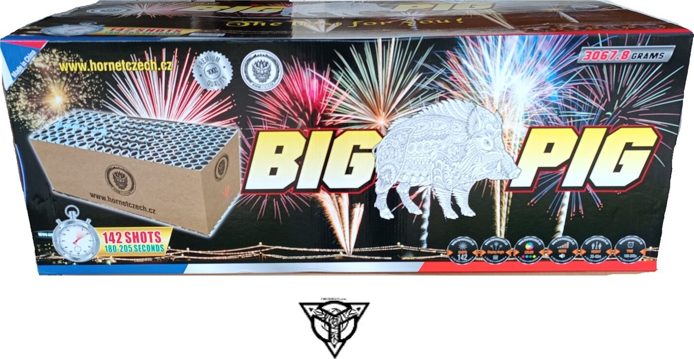 Ohňostroj Big pig 142 ran