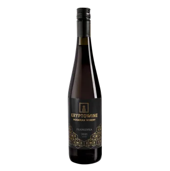 Frankovka 2021, moravské zemské víno, Kryptowine, Moravian winery, suché