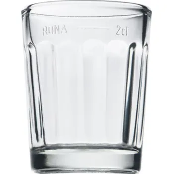 Sklenice Odlivka, lisovka 0,02 cejch * (Balení 24ks, cena za 1ks)