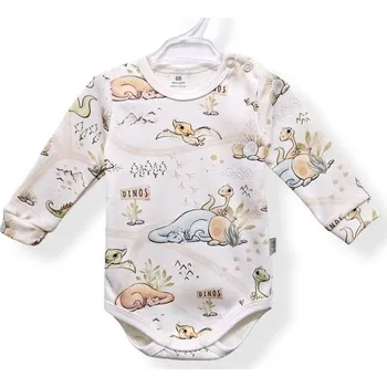 Kojenecký body Le Bebe Body dlouhý rukáv Dino svět - 92