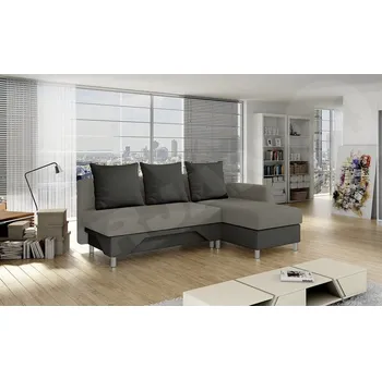 Nábytek Rohová sedací souprava Martin, Strana: pravá, Potah: Suedine 1008 + Suedine 1024 MIRJAN 5902928275667