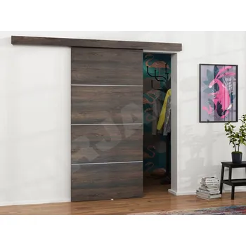 Interiérové dveře Posuvné dveře Mereno Plus 100, Barva: jasan tmavý MIRJAN 5903211099632