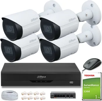 SADA 4 KS DAHUA IPC-HFW2841S-S IPC-HFW2841S-S + 1TB DISK
