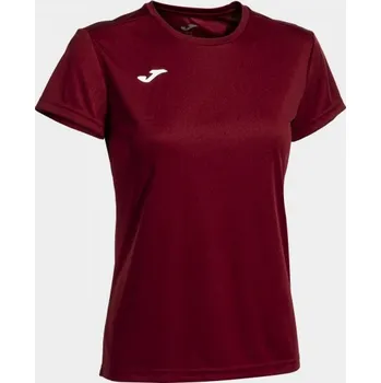 Dámské tričko Dámské/Dívčí sportovní tričko JOMA COMBI WOMAN SHIRT BURGUNDY S/S Velikost: 152, Barva: BURGUNDY