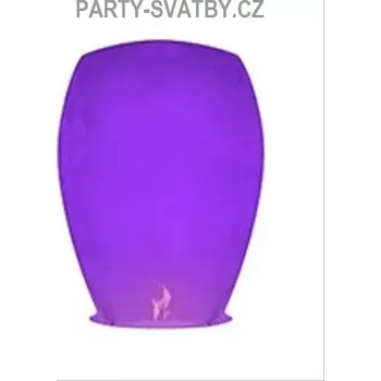 Stuha Lampion přání létající fialová