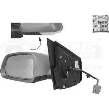 Auto zrcátko Vnější zpětné zrcátko VAN WEZEL 5828817