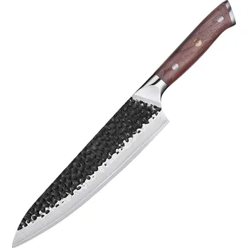 Kuchyňský nůž UG Grill Nůž Chef 21,4/35cm Damašková ocel 67/ořechové dřevo UG Grill