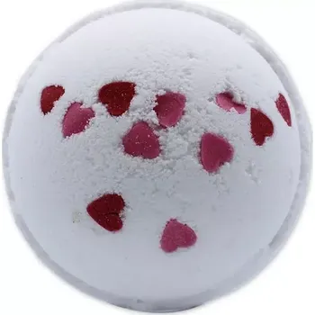 Mýdlo Šumivá bomba do koupele se srdíčky lesní květy 180 g