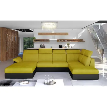 Sedací souprava ImportWorld Rohová rozkládací sedací souprava Lanneva do U - Omega 68 / Soft 11 (barva potahu) - levá