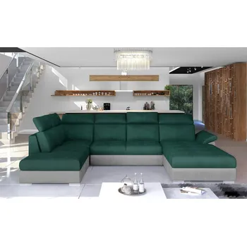 Sedací souprava ImportWorld Rohová rozkládací sedací souprava Lanneva do U - Kronos 19 / Paros 05 (barva potahu) - pravá