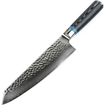 Kuchyňský nůž UG Grill Nůž Kiritsuke 20/33cm Damašková ocel 67/černobílá G10 UG Grill