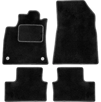 autokoberec ACI RENAULT Clio 19- textilní koberečky černé (sada 4 ks)