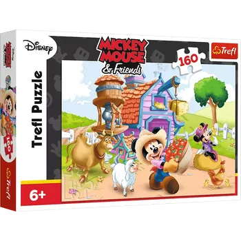 Trefl Puzzle Farmář Mickey Disney 41x27,8cm 160 dílků v krabici 29x19x4cm