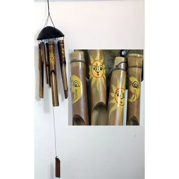 Bambusová zvonkohra žluté slunce 30 cm