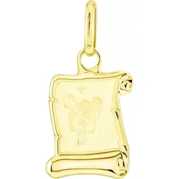 Přívěsek GEMMAX Zlatý přívěsek na pergamenu s gravírováním - znamení VODNÁŘ 585/0,37gr GUPYN-43001 MALY (GEMMAX Zlatý přívěsek na pergamenu s gravírováním - znamení VODNÁŘ 585/0,37gr GUPYN-43001 MALY)