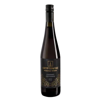 Cabernet Sauvignon 2021, moravské zemské víno, Kryptowine, Moravian winery, suché
