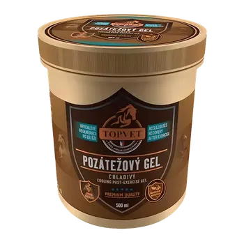 Kosmetika pro koně Pozátěžový gel - chladivý