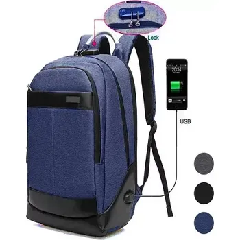 Městský batoh 17“ Backpack polstrovaný batoh na notebook - modrá