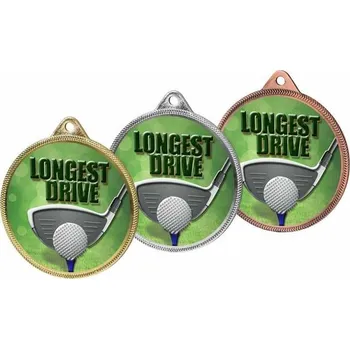 Poháry Bauer Kovová medaile MDLGOLFM02 | Golf