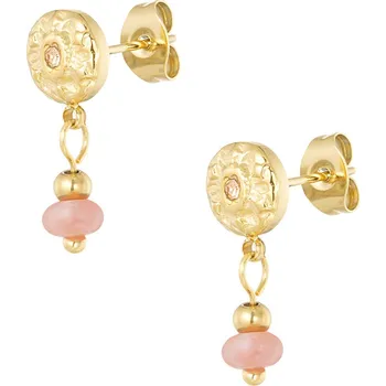 Náušnice Prstýnkárna TINY pink drobné náušnice z chirurgické oceli