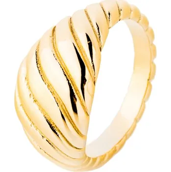 Prsten franco bene Spirální prsten - pozlacený | 2215 Velikost prstenu: 8 (60 mm)