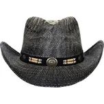 Fox Outdoor Slaměný klobouk Texas s páskou, černohnědý