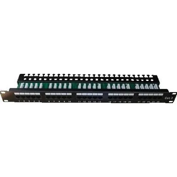 Patch panel DATACOM Patch panel ISDN 25p.1U Integrovaný BLACK, 19"
