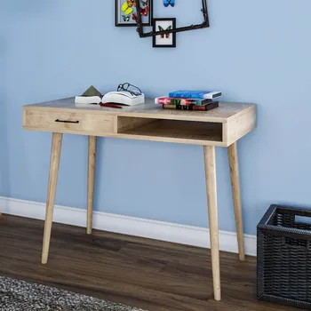 Psací stůl Studijní stůl ANDREA, dub + vyzvednutí ZDARMA