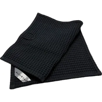 Mýdlo Almara Soap Textilní ručník z BIO bavlny - černý