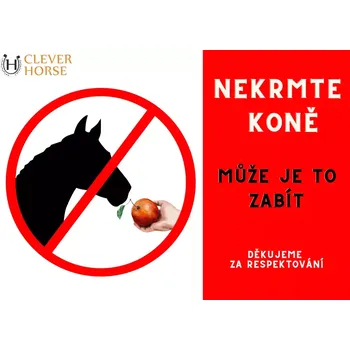 Cedulka nekrmte koně