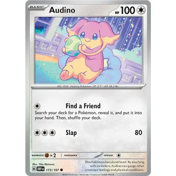 Sběratelská karetní hra Pokémon TCG Audino 173/197 - Reverse Holo