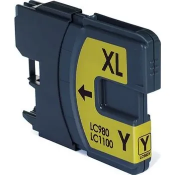 Best2Buy cartridge Brother LC1100HYY, žlutá (yellow), kompatibilní