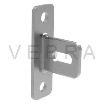 Příslušenství pro plot Držák rýgle, plotového pole (Kotvení plotu k přišroubování 80x25 mm)