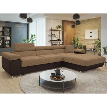 Nábytek Rohová rozkládací sedačka ve tvaru L Torezio Mini, Potah: Soft 066 + Lux 03 ekokůže, Strana: pravá MIRJAN 5903211315763