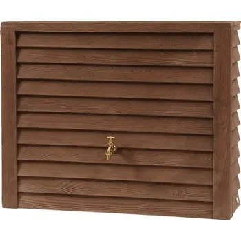 MEVA Zásobník na dešťovou vodu WOODY WALL tmavě hnědá, Objem: 350 l