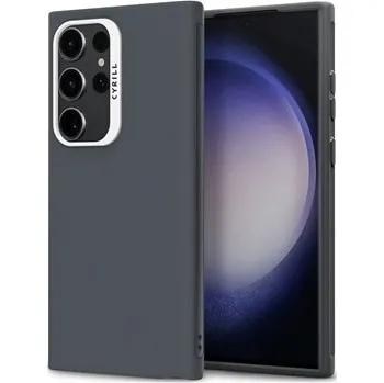 Pouzdro na mobilní telefon Spigen Cyrill UltraColor zadní kryt pro Samsung Galaxy S24 Ultra šedý