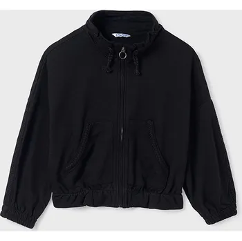 Dívčí mikina Dívčí crop mikina černá Mayoral 6461 Velikost: 14 let (157 cm)