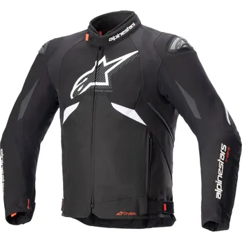 Moto bunda Bunda T-GP R 3 DRYSTAR, ALPINESTARS (černá/bílá) 2026 (Velikost: 2XL)
