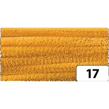 Příslušenství pro plot Plyšový drát 8 mm x 50 cm - okr