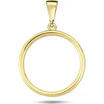 Lillian Vassago Zlatý přívěsek kruh LLV98-GP052