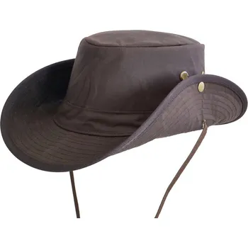 Klobouk Origin Outdoor Crushable Hat Oilskin, hnědá