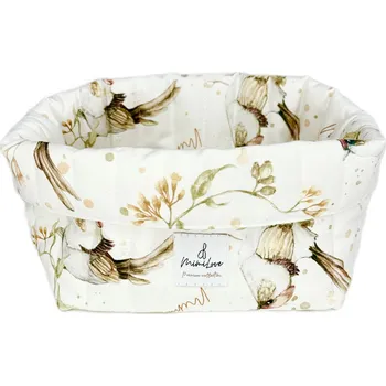 Úložný box Mimilove Malý prošívaný úložný organizér Golden Birds