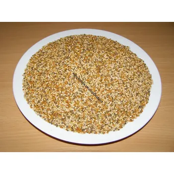 Krmivo pro ptáka LLC West-Dale Proso MIX zelené, červené, žluté, bílé, černé 25 kg