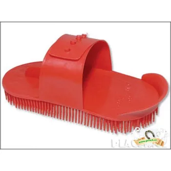 Čištění pro koně HŘBÍLKO masážní - fialová