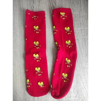 Barevné ponožky Červené s Iron Manem