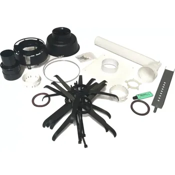 Komín univerzální komínová sada renoSET KLASIK DN100/60 - DN60 flex s hlavicí