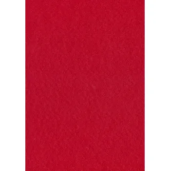 Dekorační plsť 20x30 cm, 2 mm, 350 g, červená č.28