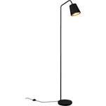 Černá stojací lampa s textilním stínidlem (výška 148 cm) Buddy – Reality ID_1621366